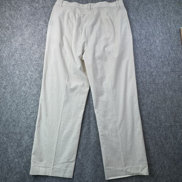 Ralph Lauren Active Womens 12‎ Striped Cotton flat Front Pant - Picture 4 of 7
